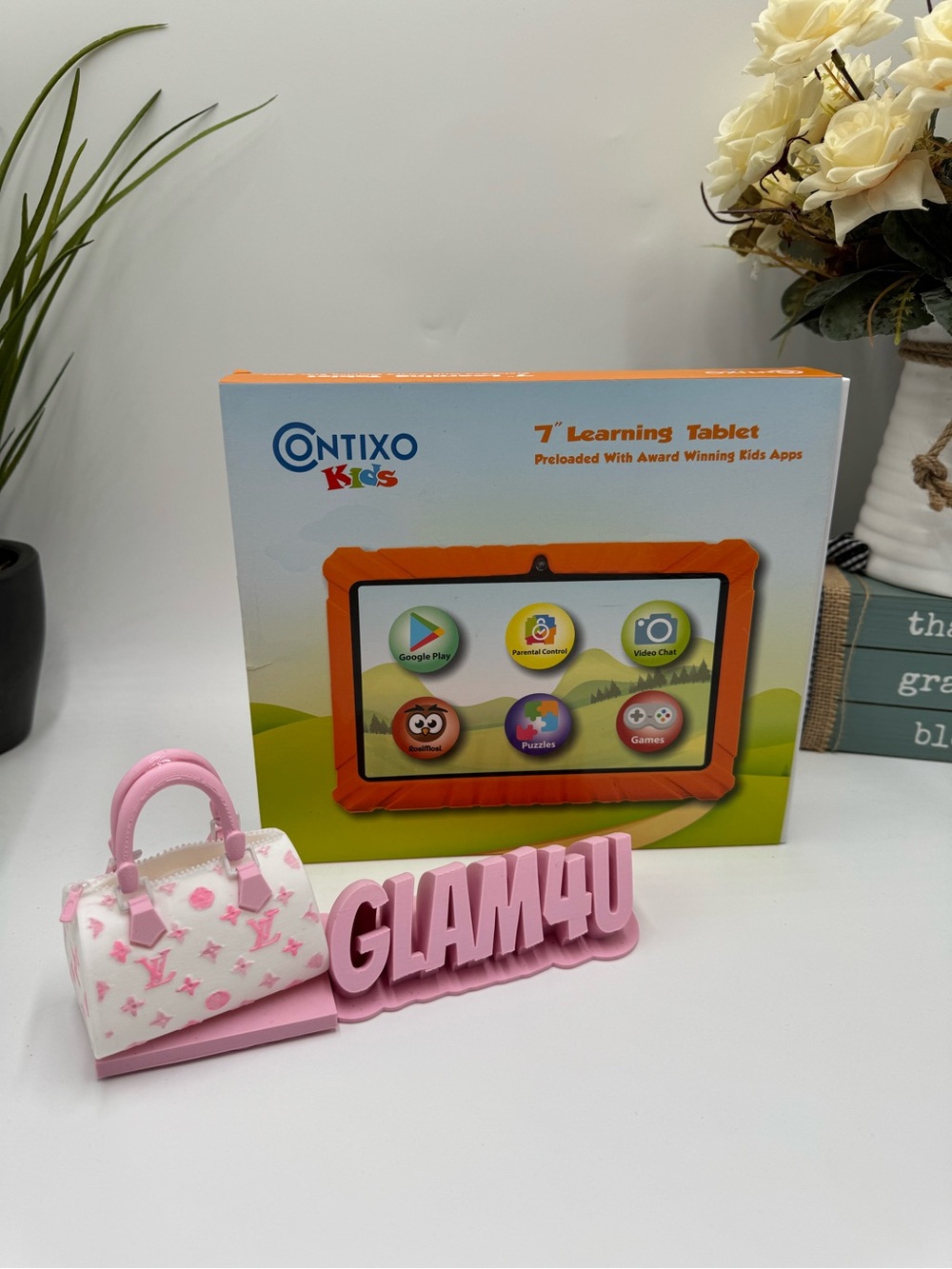 Contixo Kids 7" Learning Tablet Orange or Blue - Educational Android Tablet NIB - Picture 1 of 10